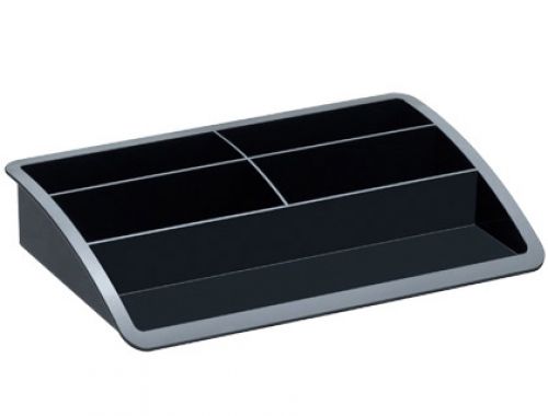 Organizador de secretaria offisys plastico timeless preto 198x128x37 mm , Offisys , 52800 , 0107612583170709